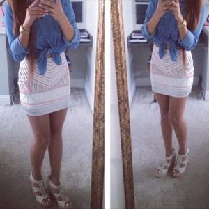 EXPRESS SEQUIN MINI SKIRT SIZE XS